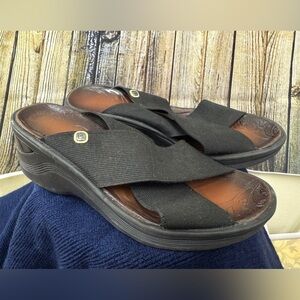 BZEE’S Desire Black womens Sandals 5.5 euc